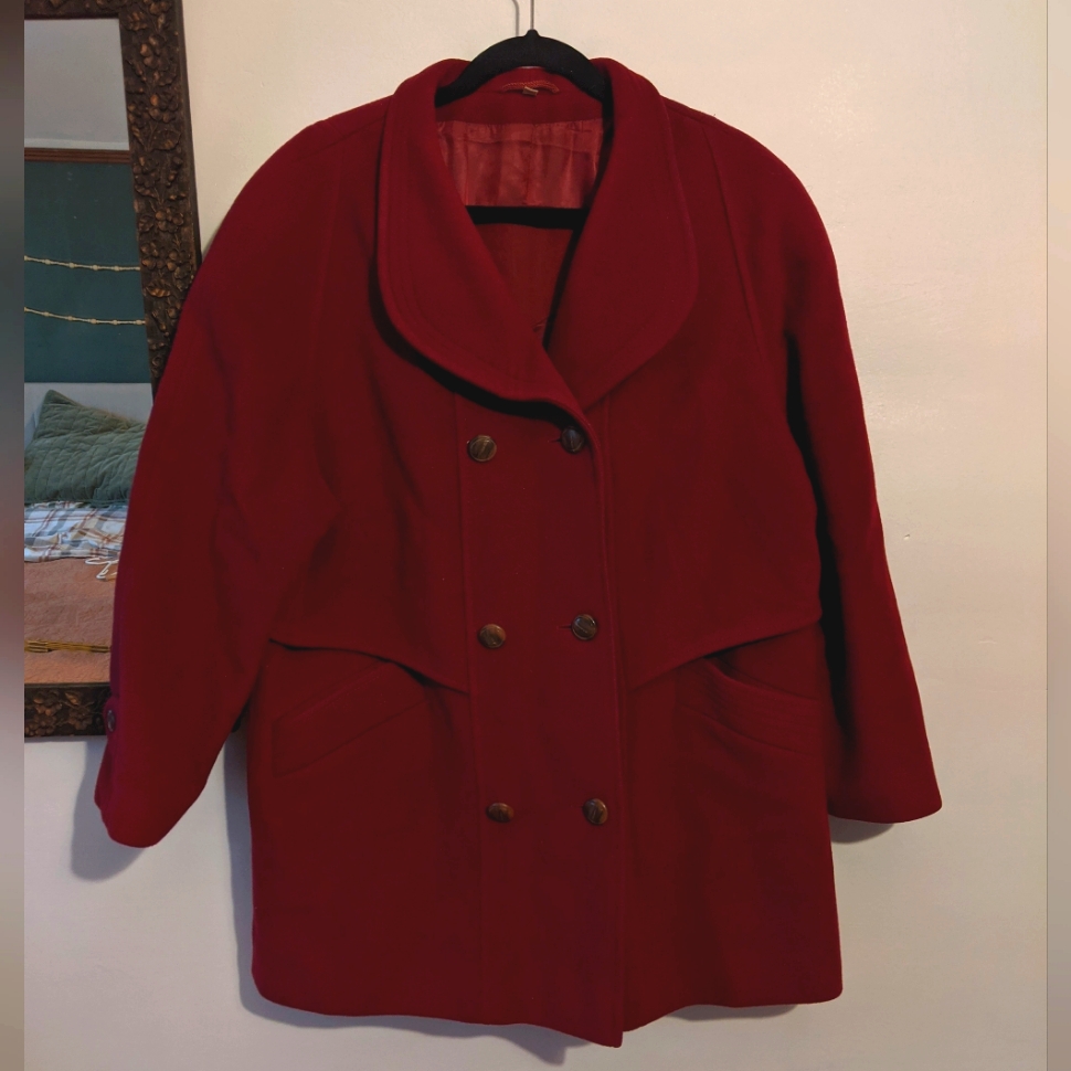 Vintage Marcona Wool And Cashmere Coat